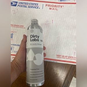 Dirty Labs Bio Laundry Detergent Liquid Fragrance Free 80 Loads 21 fl